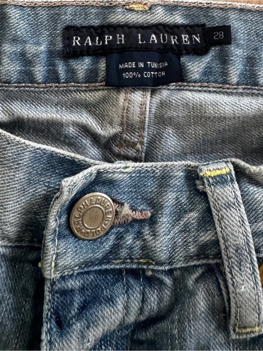 Ralph Lauren Thompson 650 Distressed Denim Jeans